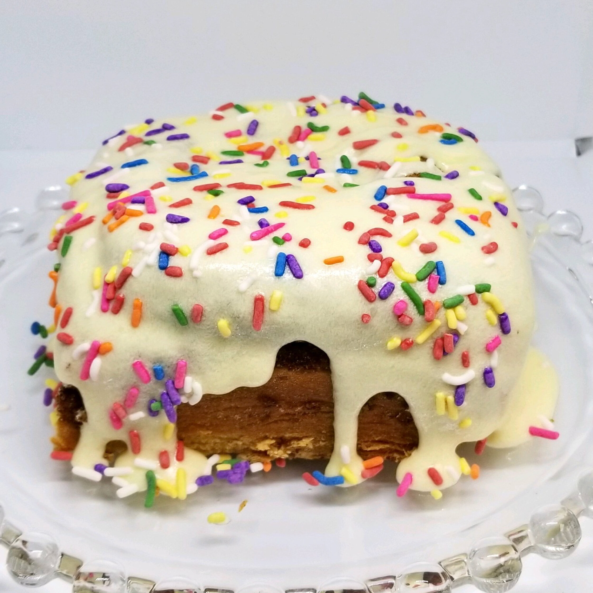 Order Birthday Cake Roll food online from Cinnamom store, Flint on bringmethat.com