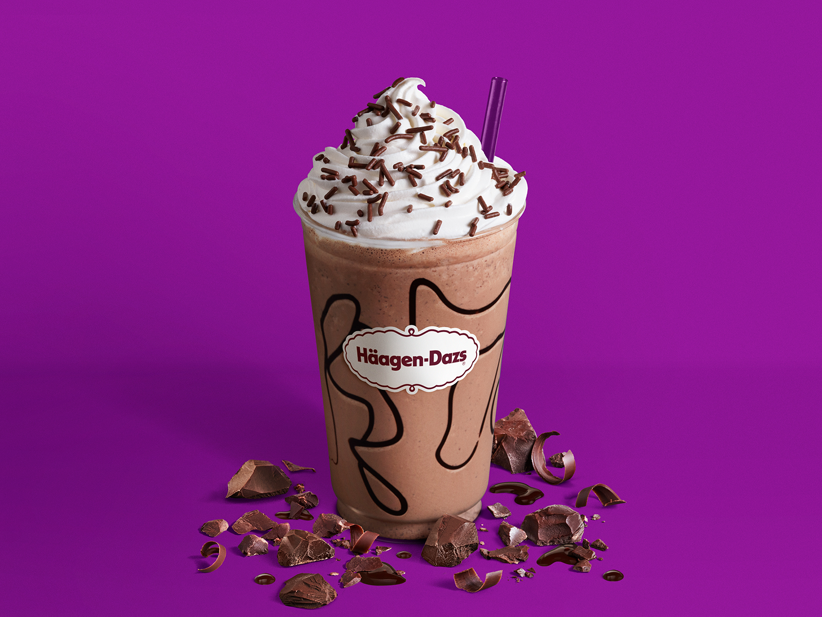 Order Belgian Chocolate Shake food online from Häagen-Dazs store, Hicksville on bringmethat.com