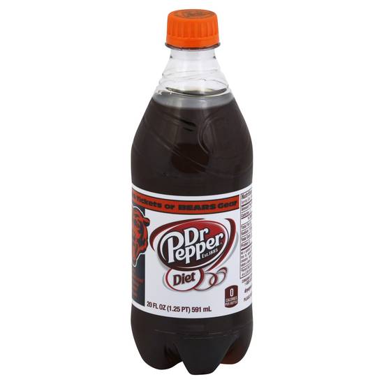 Order Diet Dr Pepper Soda (20 oz) food online from Rite Aid store, Corona Del Mar on bringmethat.com
