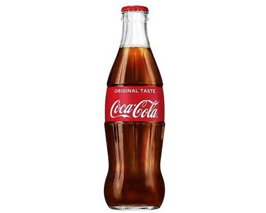 Order Coca Cola Glass Bottle 8 oz  food online from Sloan store, West Palm Beach on bringmethat.com