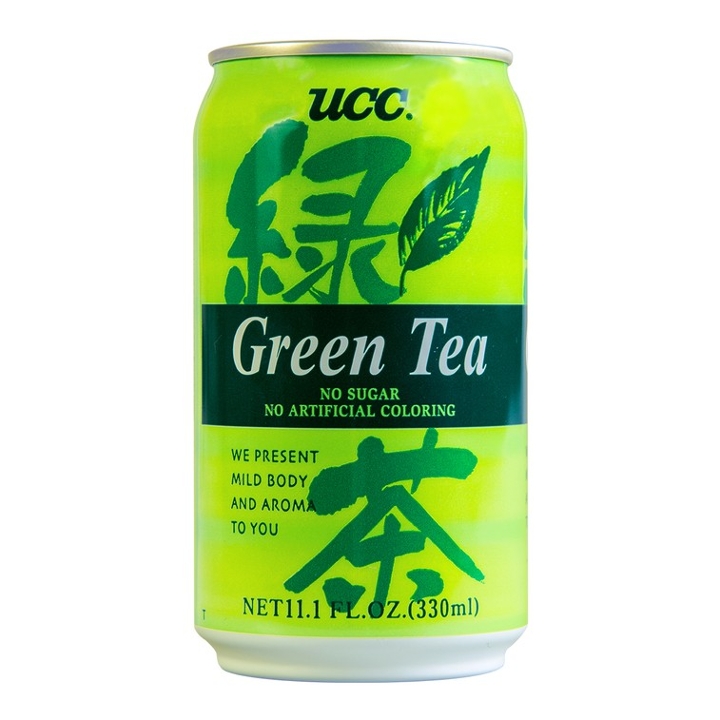 Order Cold Green Tea (Can) food online from Bento & Noodles store, Chula Vista on bringmethat.com