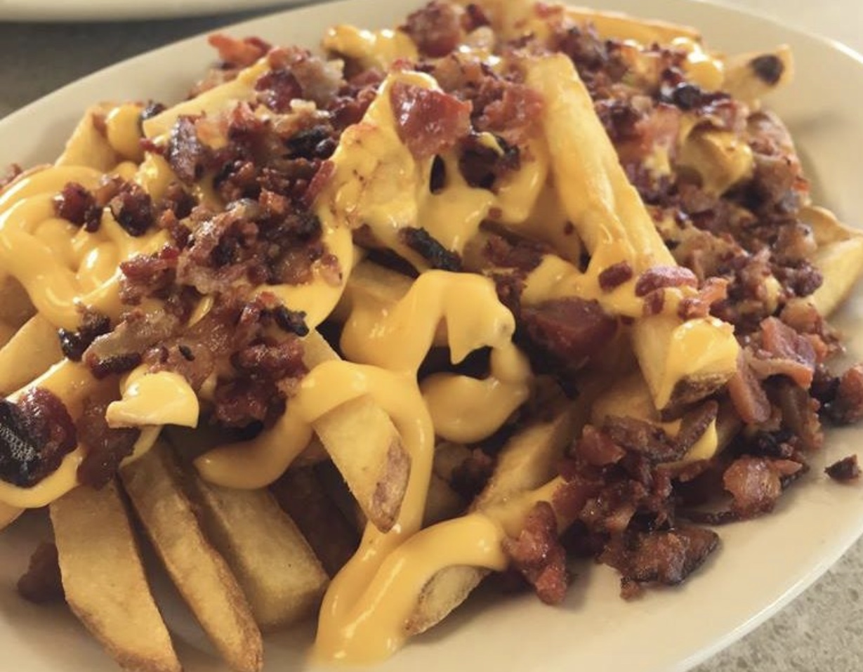 Order Bacon Cheese Fries food online from Texas Flaming Grill store, Abilene on bringmethat.com