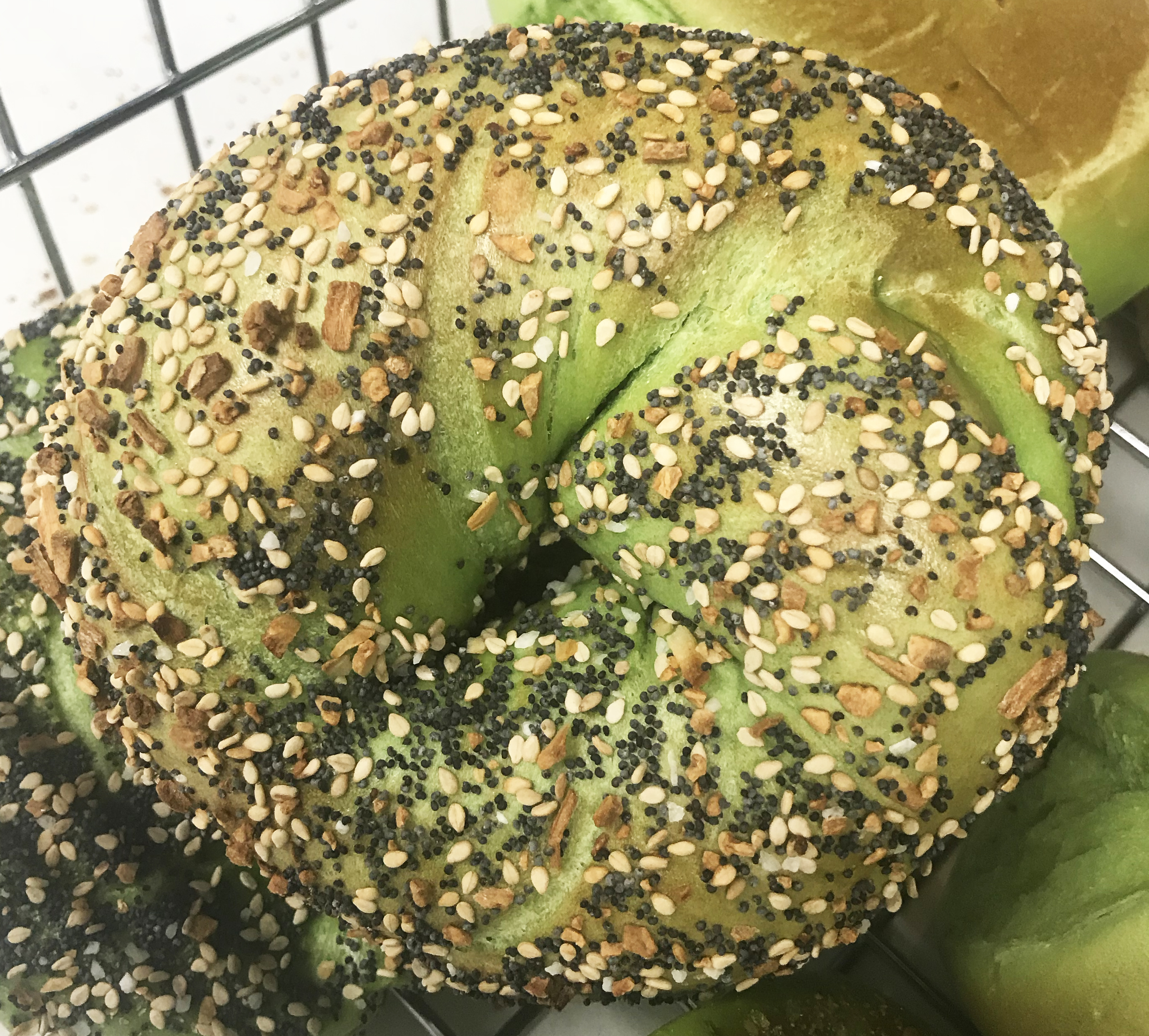 Order Jalapeno Everything Bagel food online from Liberty Bagels store, New York on bringmethat.com