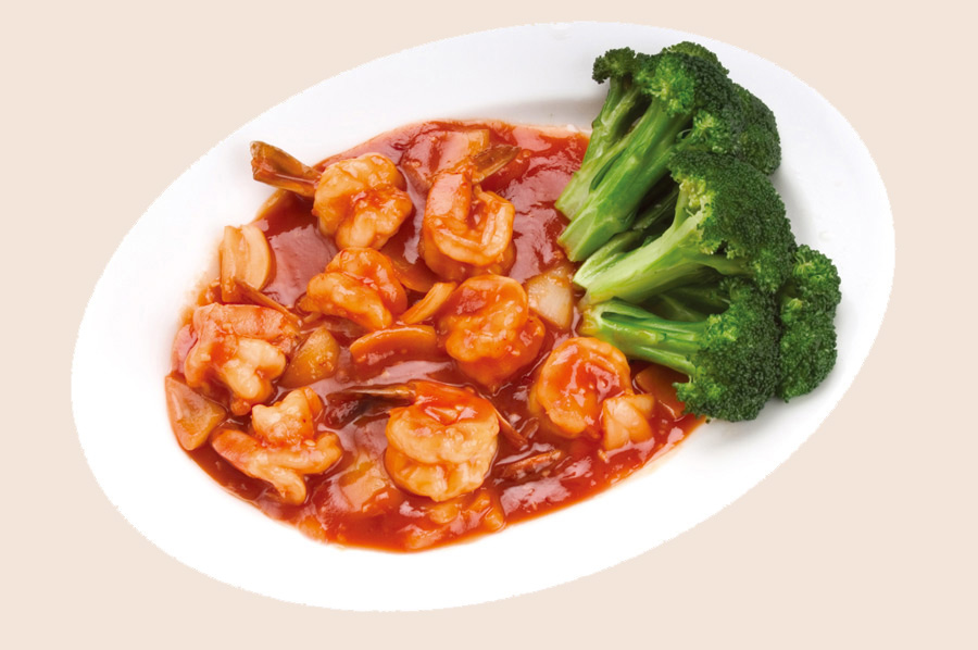 Order E16. Hot & Spicy Shrimp food online from Tao Cha store, Yukon on bringmethat.com