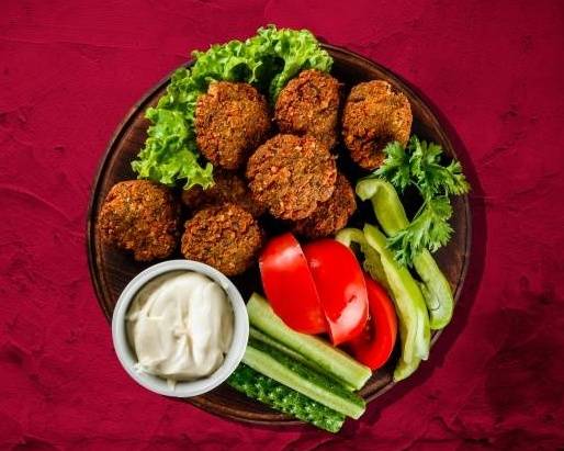 Order Falafel Plate Forever food online from Wraps & Apps store, Norristown, on bringmethat.com