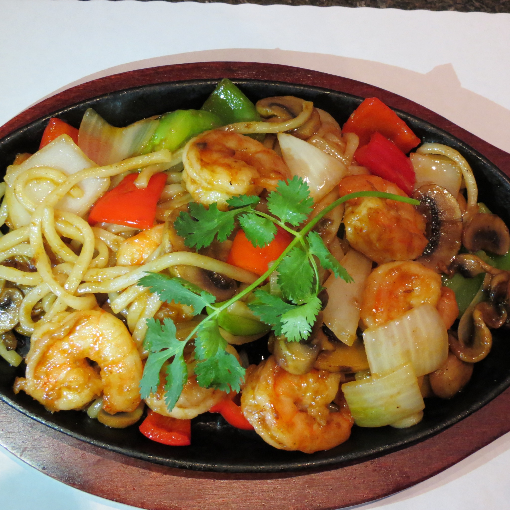 Order 34. Black Pepper Noodle food online from Lucky Kitchen store, Eastvale on bringmethat.com