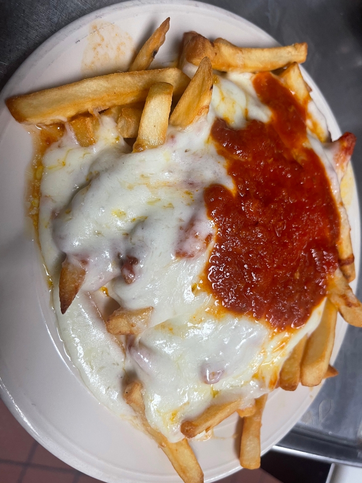 Order Pizza Fries food online from New York J and P Pizza store, Mount Airy on bringmethat.com