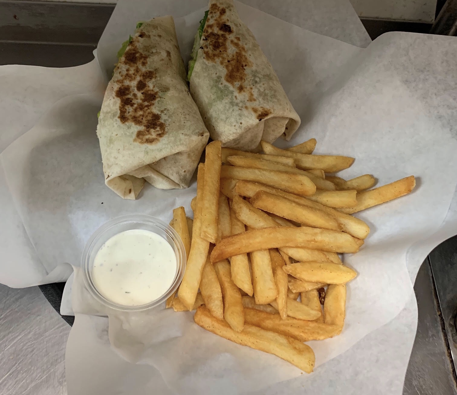 Order Chicken Bacon Ranch Wrap food online from Chino Hills Brewing Co store, Chino Hills on bringmethat.com
