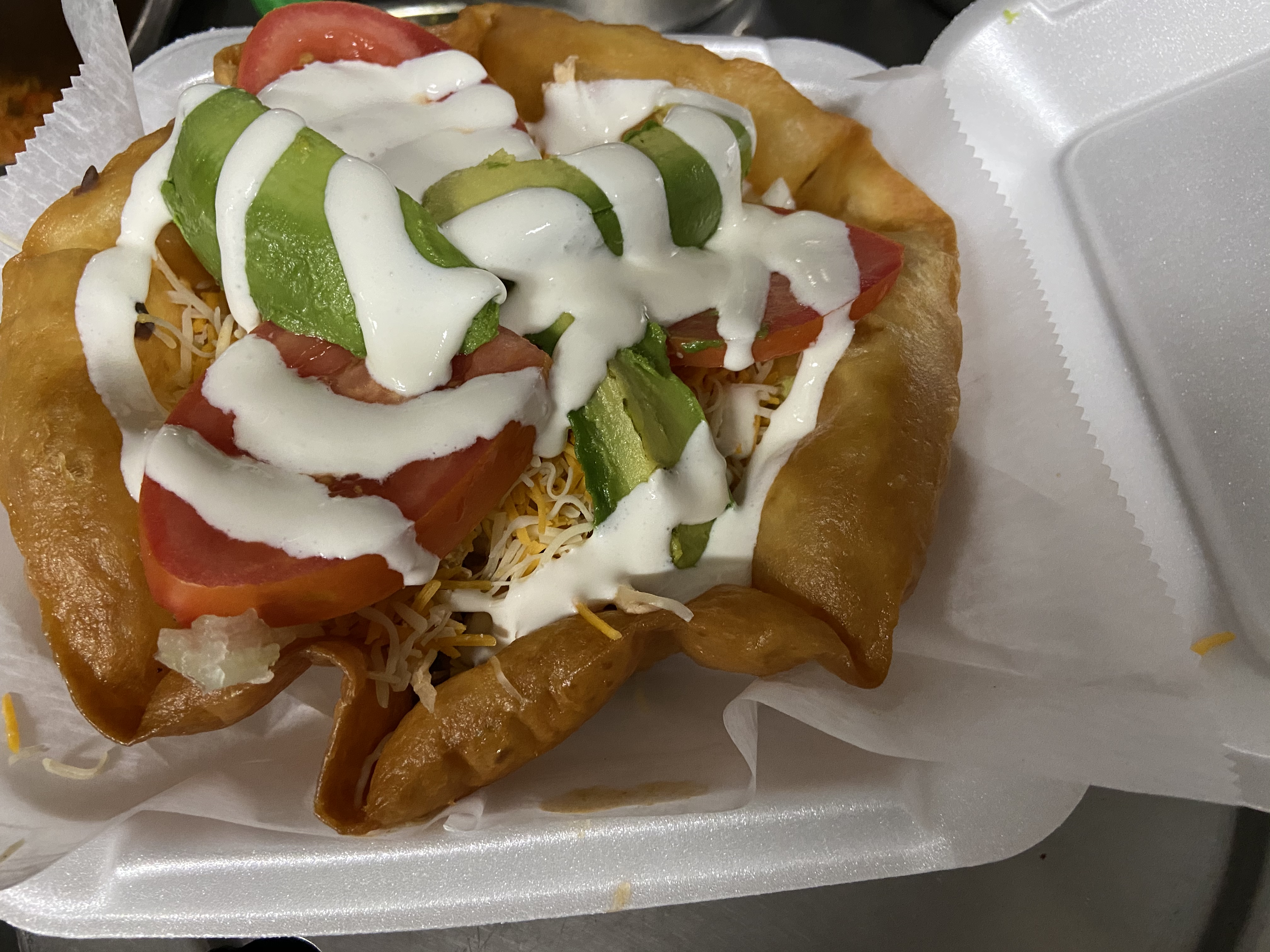 Order Taco Salad food online from Little Mexican Cafe store, New Rochelle on bringmethat.com