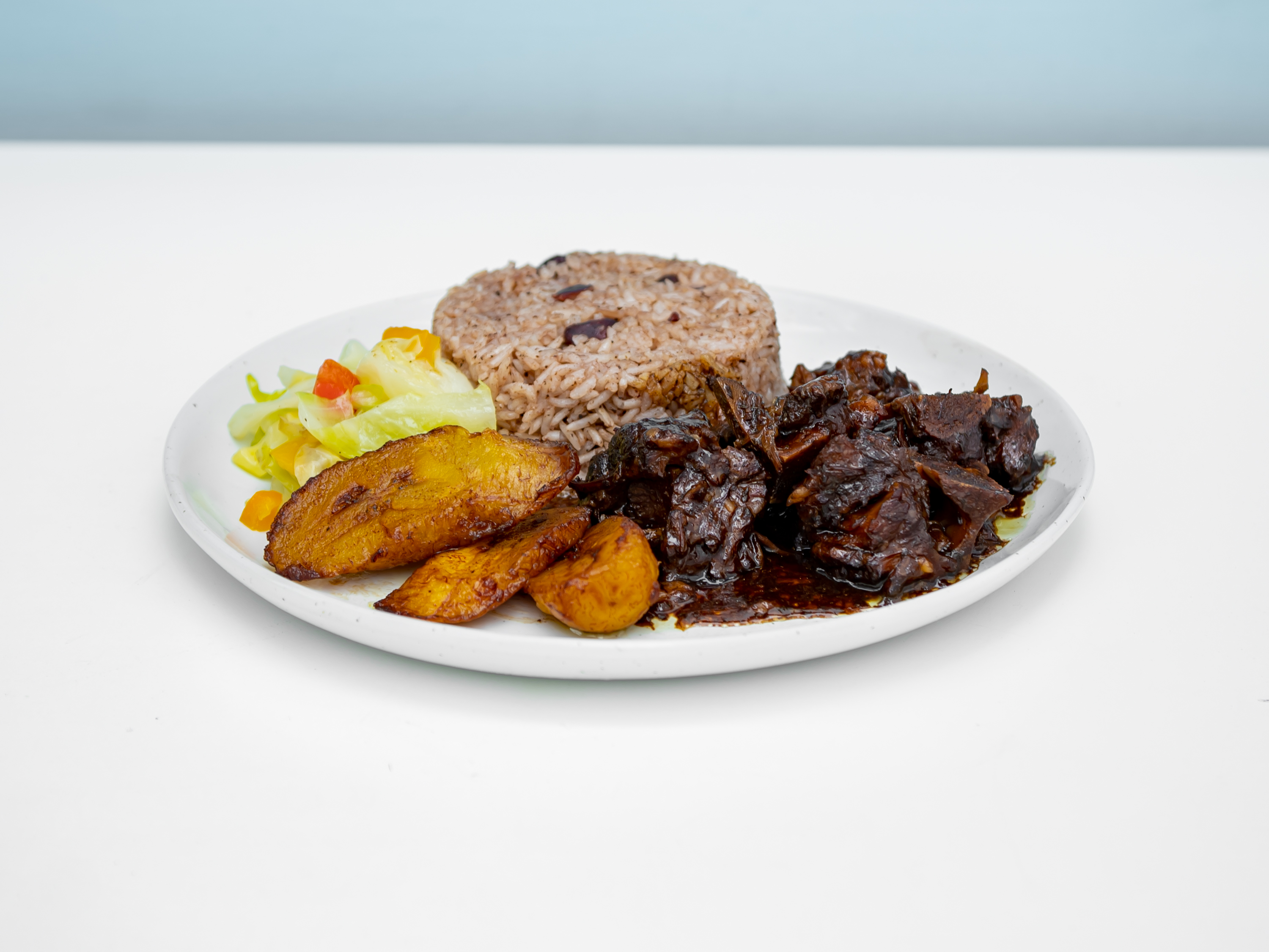 Order Large Oxtail Plate food online from ABeautifulLife Bakery Cafe store, Los Angeles on bringmethat.com