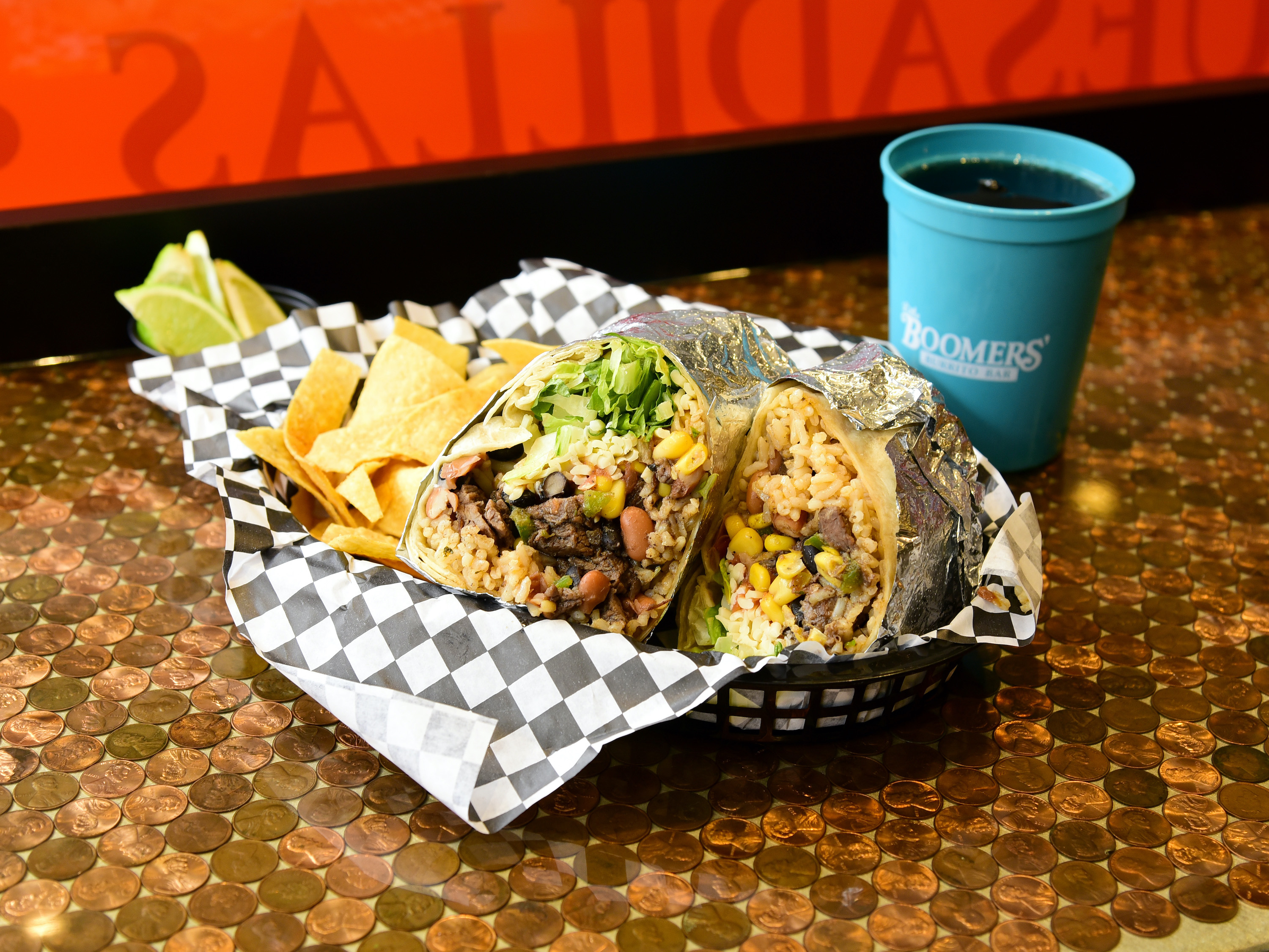 Order Burrito food online from Little Boomers' Burrito Bar store, Corning on bringmethat.com