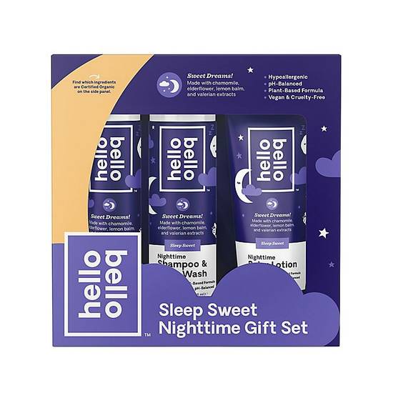 Order Hello Bello™ 3-Piece Sleep Sweet Nighttime Gift Set food online from Buybuy Baby store, Snellville on bringmethat.com