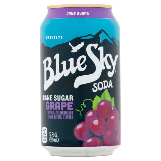 Order Blue Sky Soda Grape food online from Deerings Market store, Traverse City on bringmethat.com