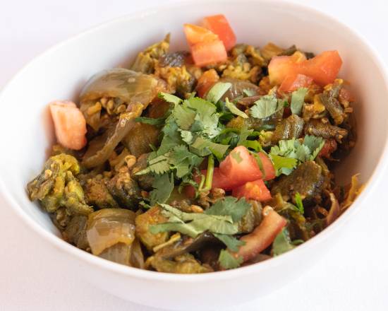 Order Shahi Bhindi food online from Mela Indian Restaurant store, Boston on bringmethat.com