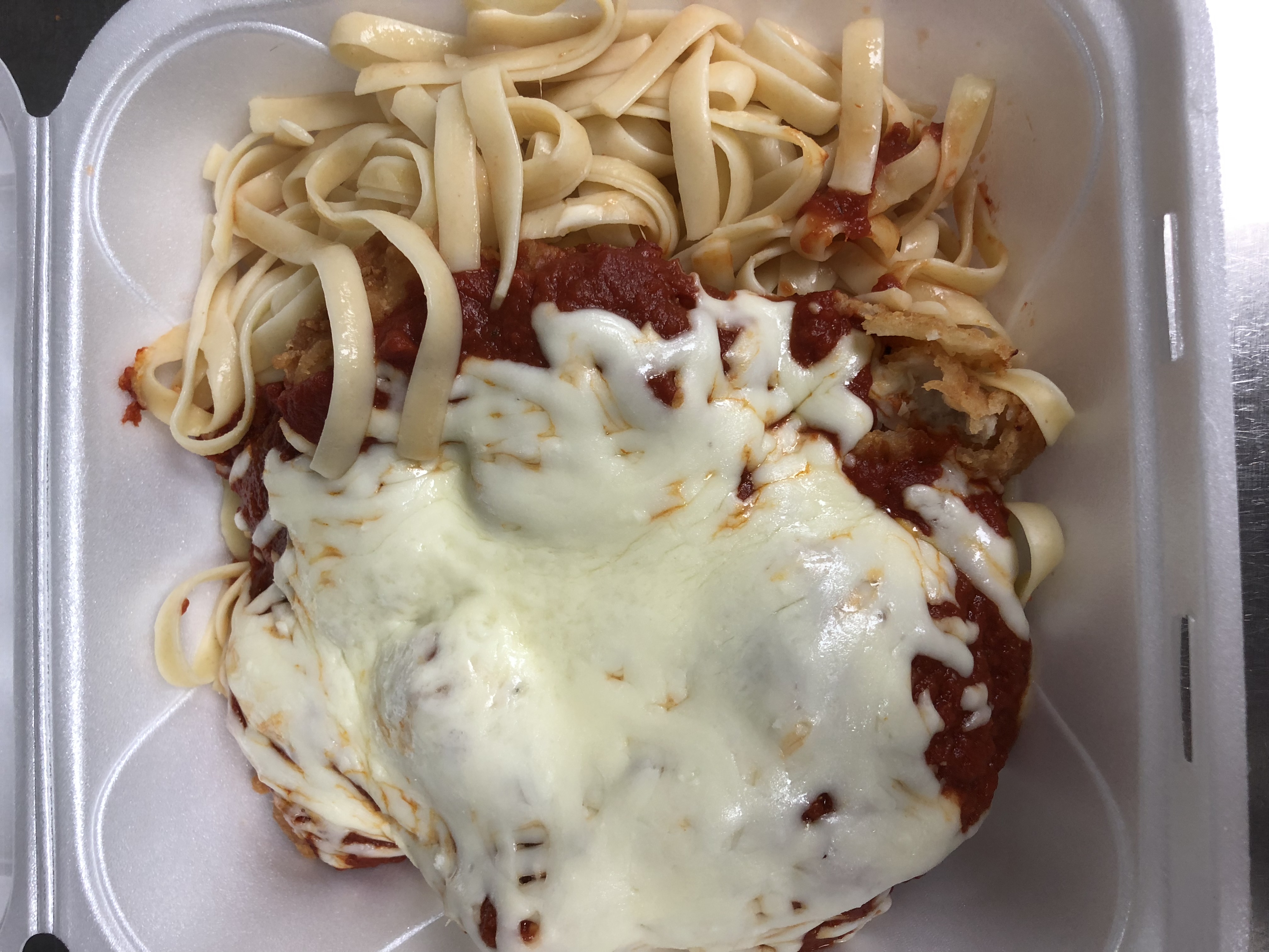 Order Chicken Parmesan Pasta food online from Dough Boyz Pizzas & Phillys store, Council Bluffs on bringmethat.com