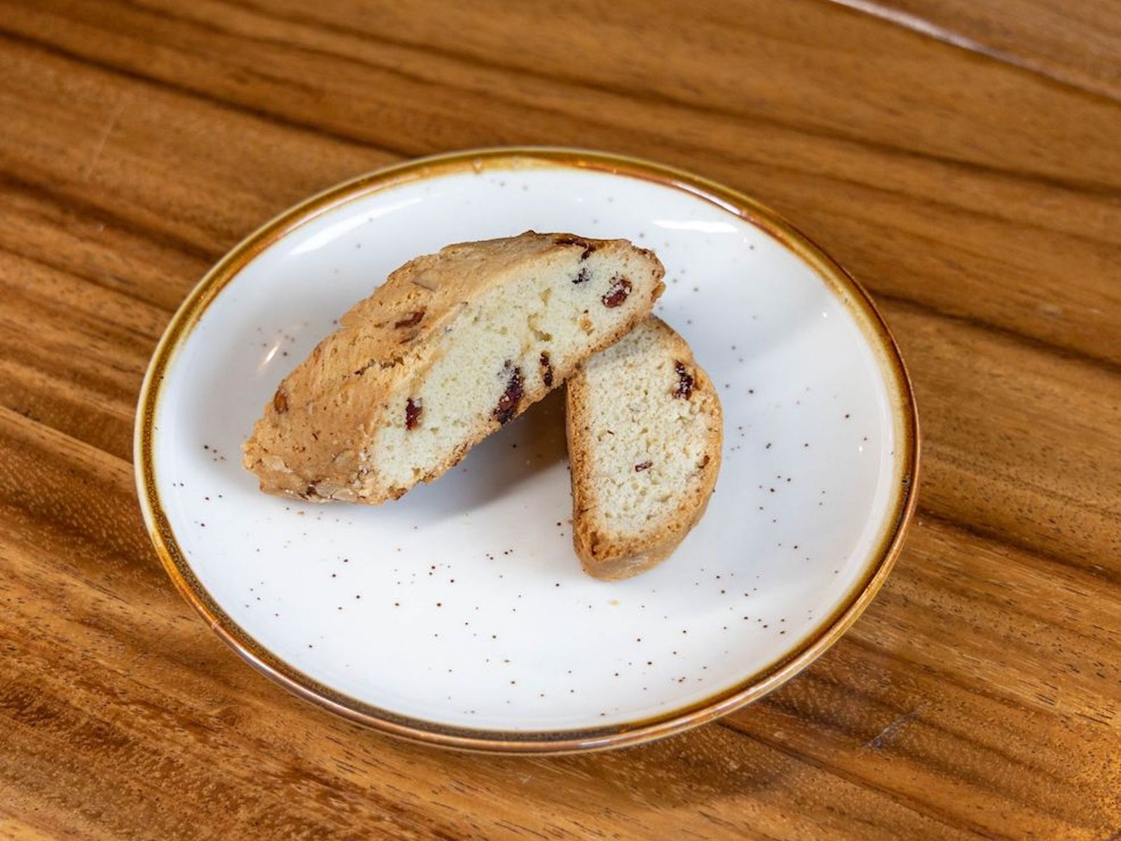 Order Cranberry Almond Biscotti (2) food online from Java Nation store, Kensington on bringmethat.com