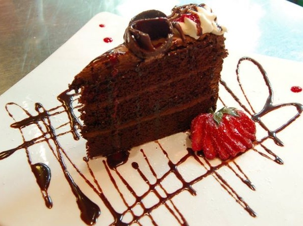Order Chocolate Mousse Cake food online from Mango Thai Cuisine store, Plano on bringmethat.com