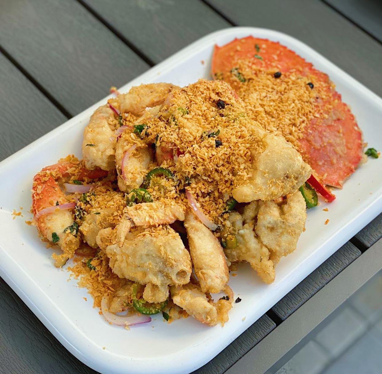 Order Typhoon Dungeness Crab | 避風塘椒鹽大蟹 food online from Palette Tea Garden store, San Mateo on bringmethat.com