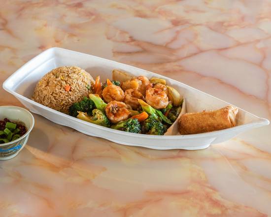 Order C6. Shrimp Mixed Vegetable  food online from New China Cafe store, Moline on bringmethat.com