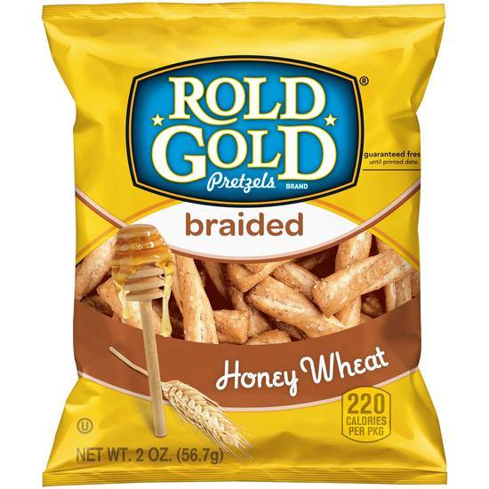 Order Rolled Gold Honey Wheat Pretzels 10 oz food online from Extra Mile 3062 store, Vallejo on bringmethat.com