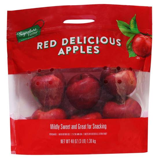 Order Signature Farms · Red Delicious Apples (48 oz) food online from ACME Markets store, Middletown on bringmethat.com