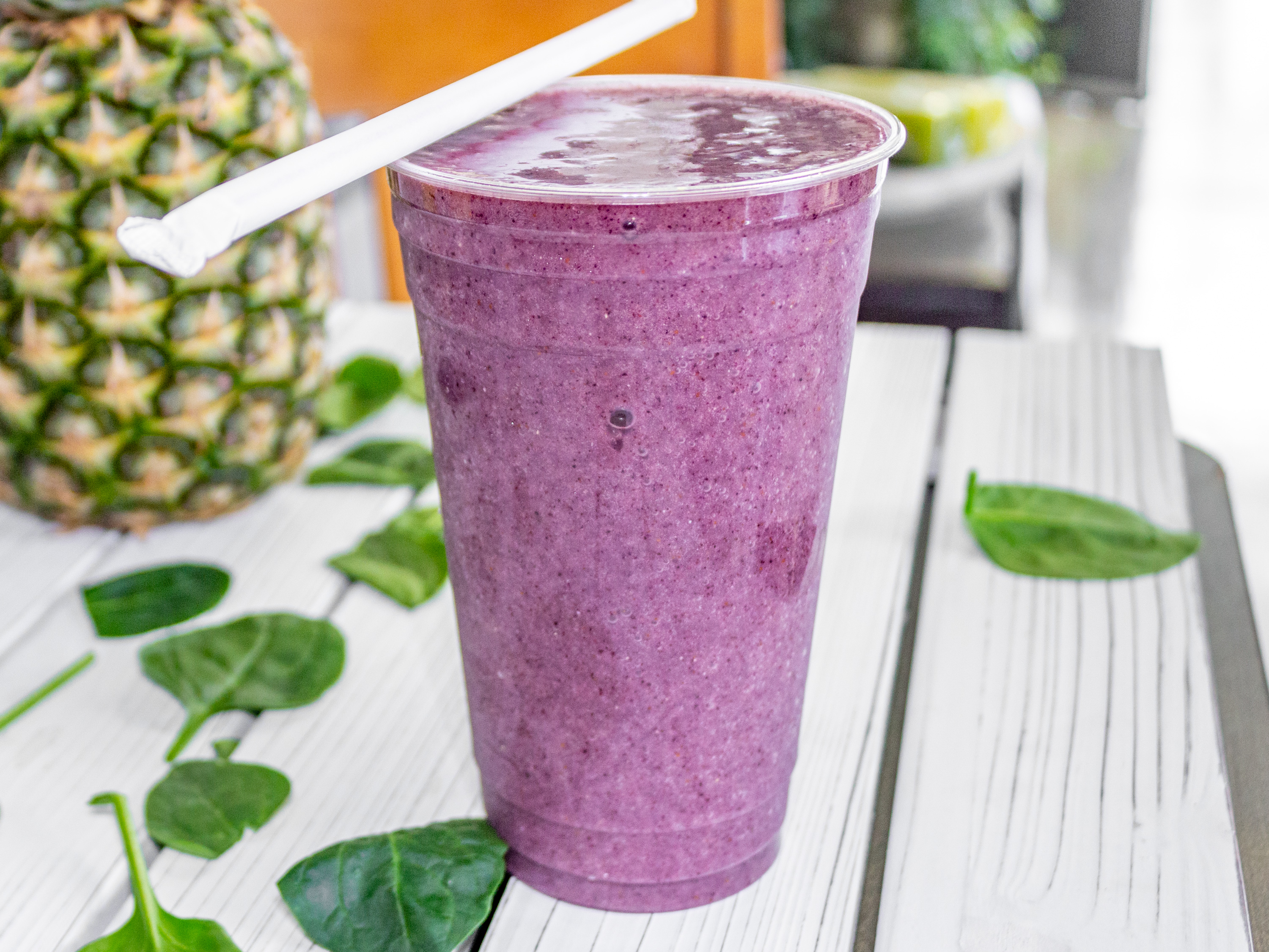 Order Blueberry Matcha Smoothie food online from The Grove store, Hamburg on bringmethat.com