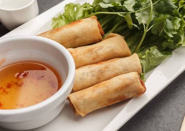 Order A6. Vietnamese Egg Roll with Pork and Shrimp (4) food online from Pho Michael Vietnamese Cuisine store, Metairie on bringmethat.com
