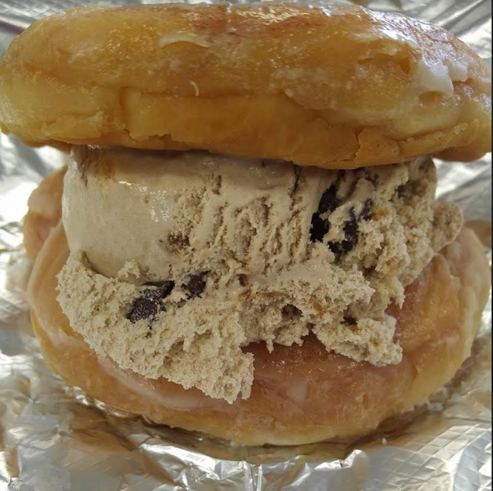 Order Honey Bun Ice Cream Sandwich food online from Lolita's Parlour store, Marietta on bringmethat.com