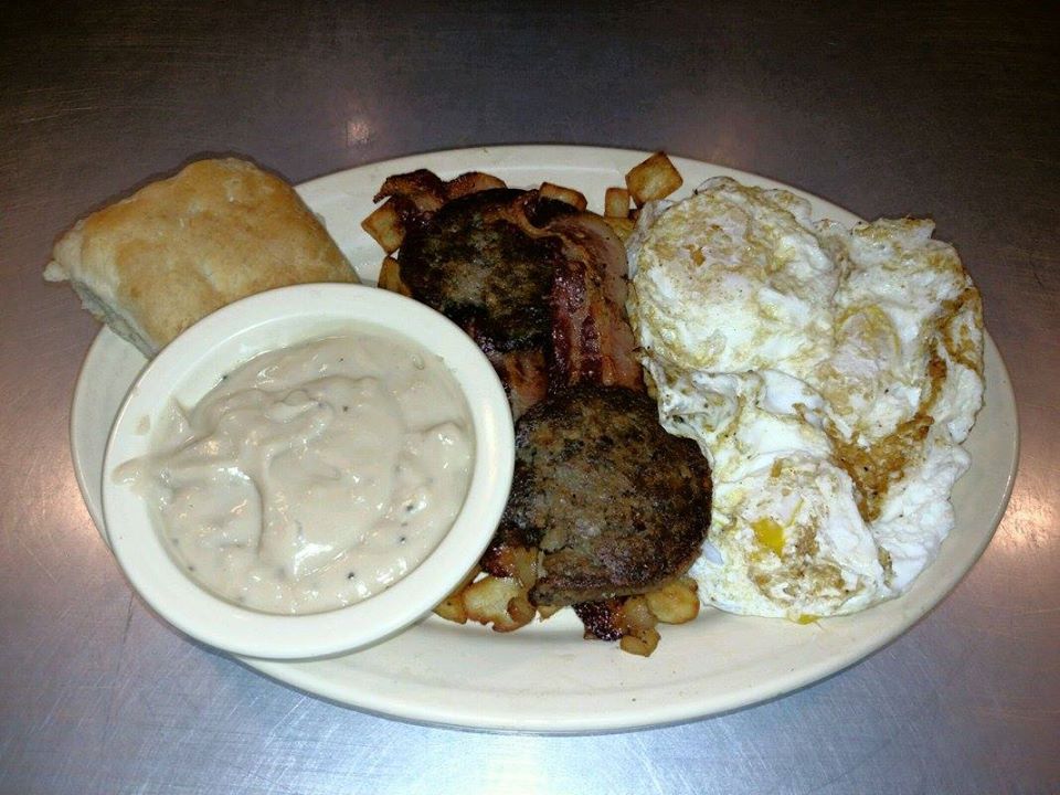 Order Hungry Man Breakfast food online from Catfish Grill store, Wichita Falls on bringmethat.com