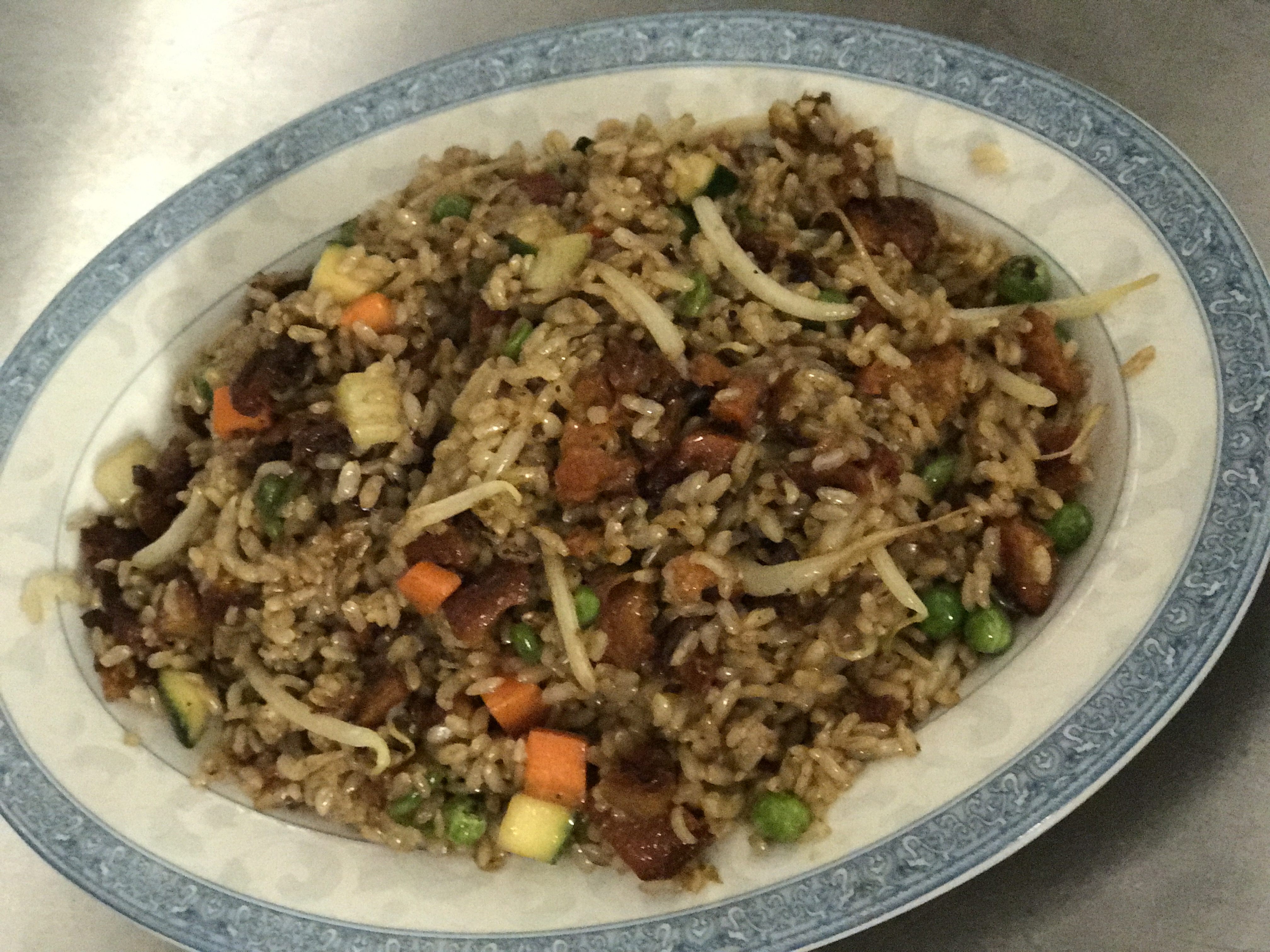 Order Curry Diced Chicken Fried Rice food online from Vegetarian Palate store, Brooklyn on bringmethat.com