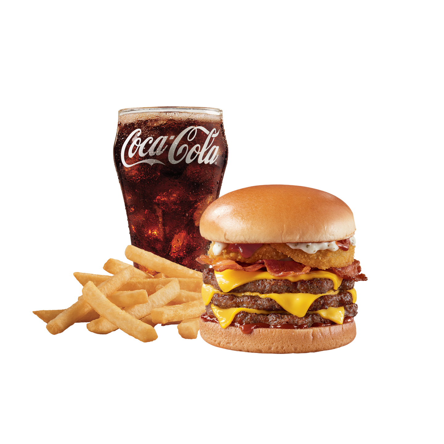 Order Loaded A.1.® 1/2lb* Triple Combo food online from Dairy Queen store, Normal on bringmethat.com