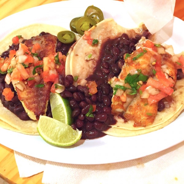 Order Mexican Style Fish Taco food online from Chile Jalapenos store, Emeryville on bringmethat.com