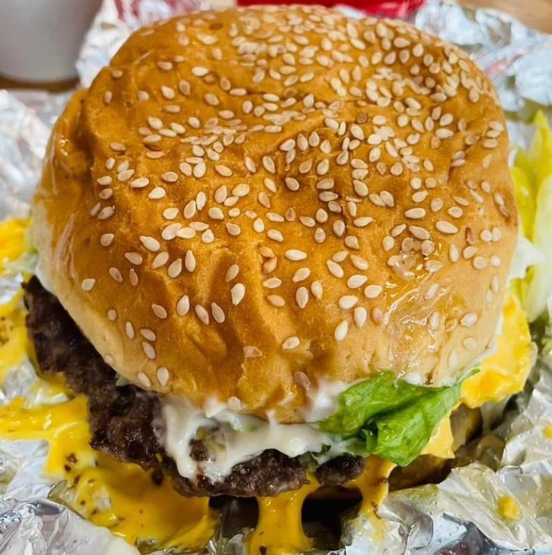 Order Burger food online from My Family Pizza store, Staten Island on bringmethat.com
