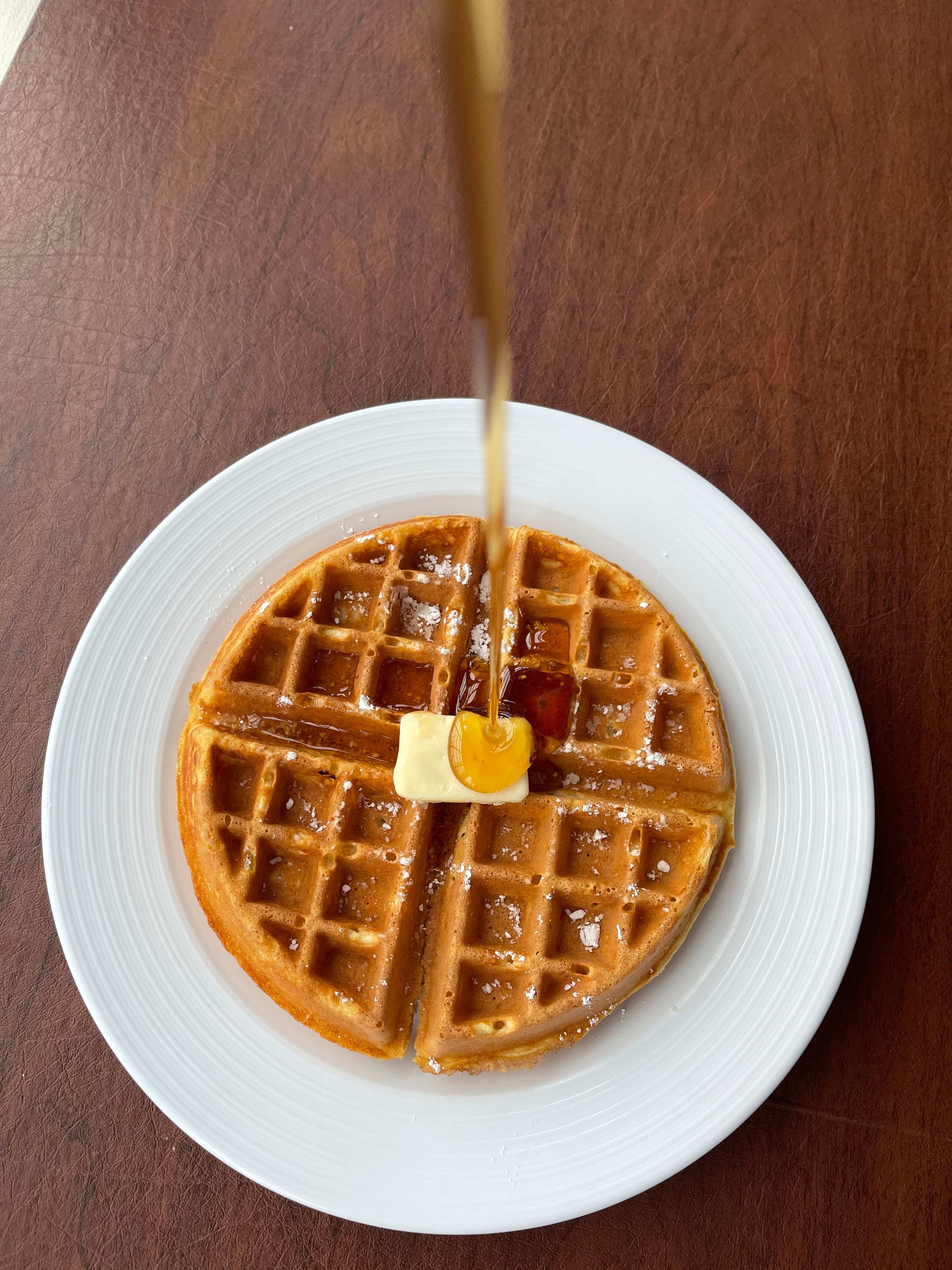 Order Belgium Waffle food online from Deluxe Diner store, Chicago on bringmethat.com