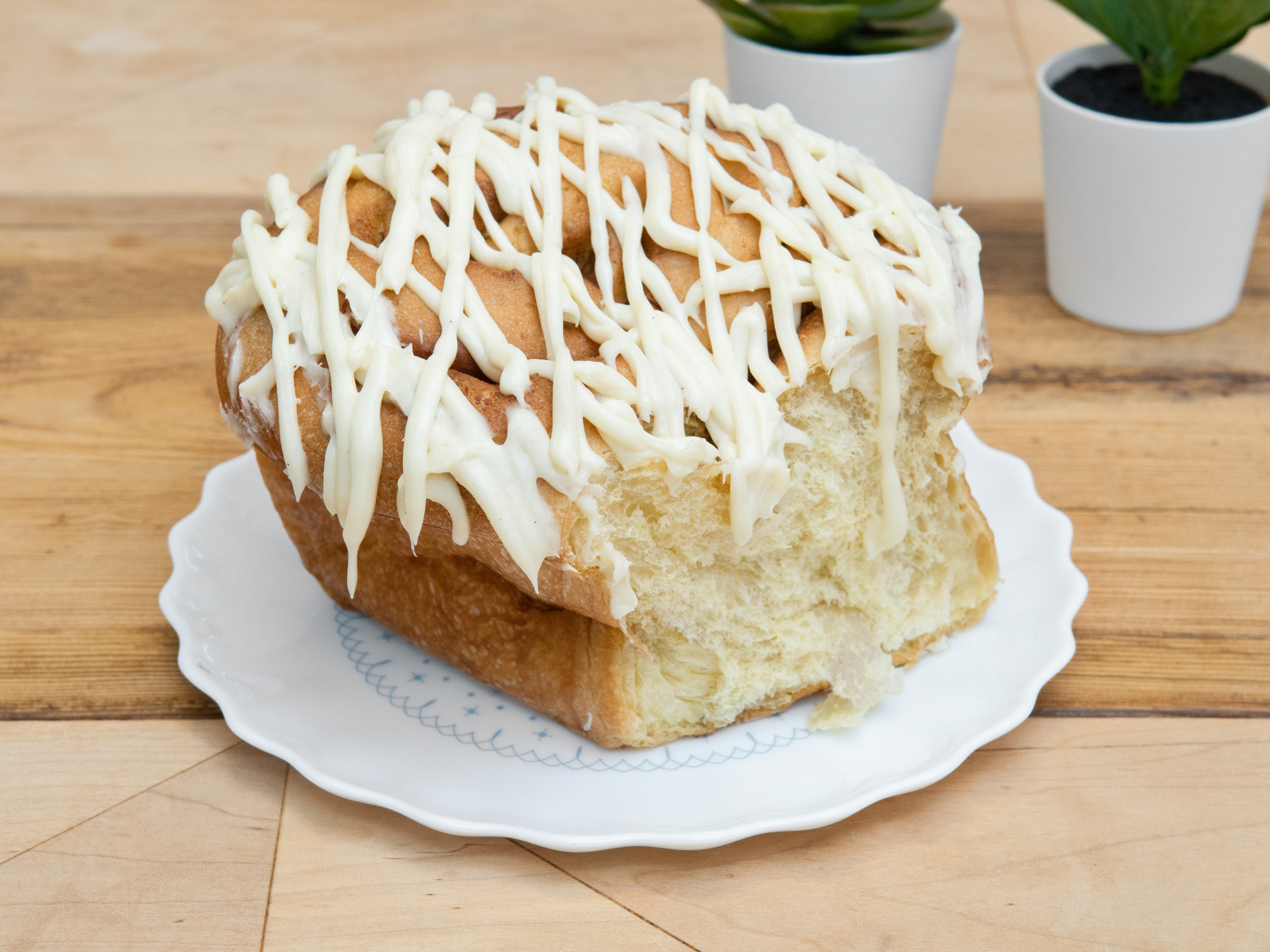 Order The Honey & Co 1/2 lb Cinnamon Roll food online from Honey & Co Bakery store, Tucson on bringmethat.com