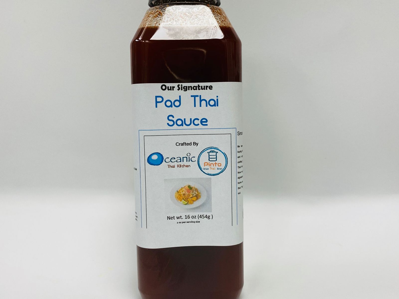 Order Bottled Pad Thai Sauce  (Gluten Free) food online from Pinto Urban Thai Diner store, Richardson on bringmethat.com