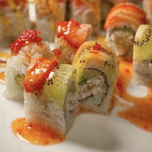 Order Butterfly Roll food online from Maki Sushi Bar & Grill store, Peabody on bringmethat.com