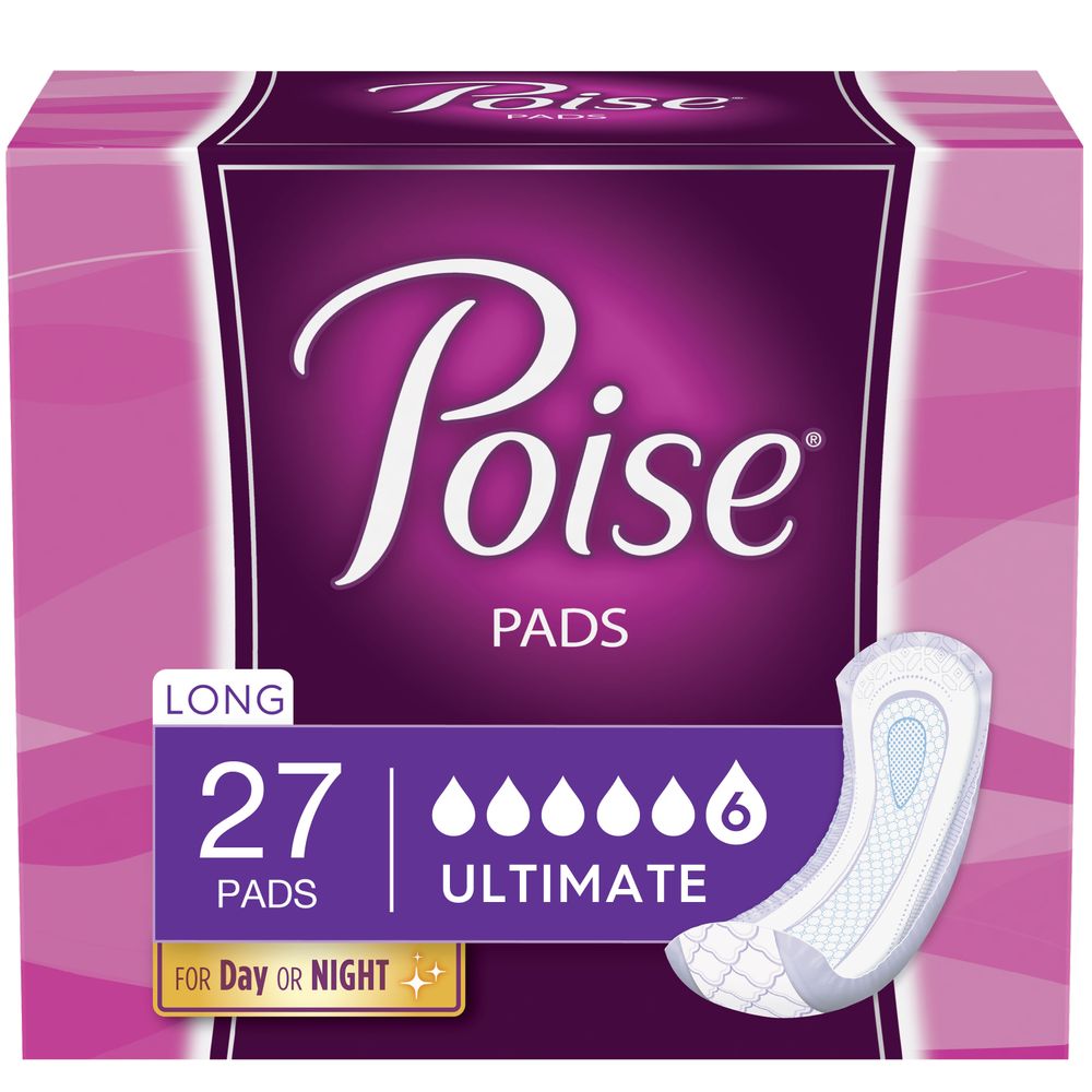 Order Poise Incontinence Pads, Ultimate Absorbency, Long - 27 ct food online from Rite Aid store, Aston on bringmethat.com