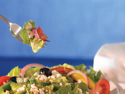 Order Greek Salad food online from Pizza Bolis store, Manassas on bringmethat.com