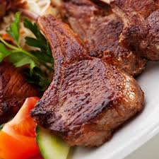 Order  Grilled Lamb Chops, 4 Pieces food online from Alladeen Grill and BBQ store, Hilliard on bringmethat.com