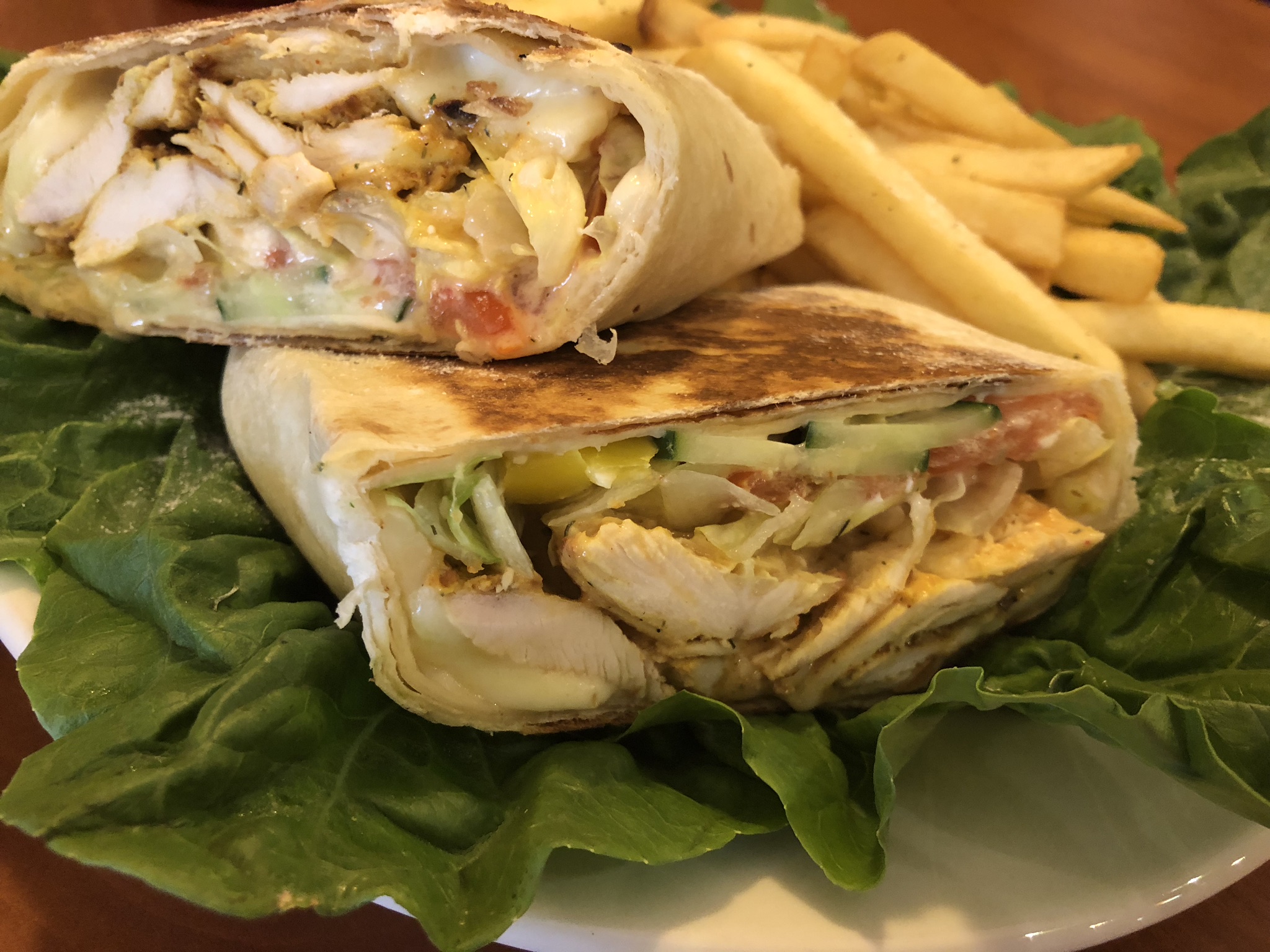Order Grilled Chicken Wrap food online from Yapi Mediterranean Subs And Sandwiches store, Saint Louis on bringmethat.com