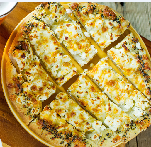 Order 7" Personal Feta Bread food online from Supreme Cheesy Breads & More store, Ann Arbor on bringmethat.com