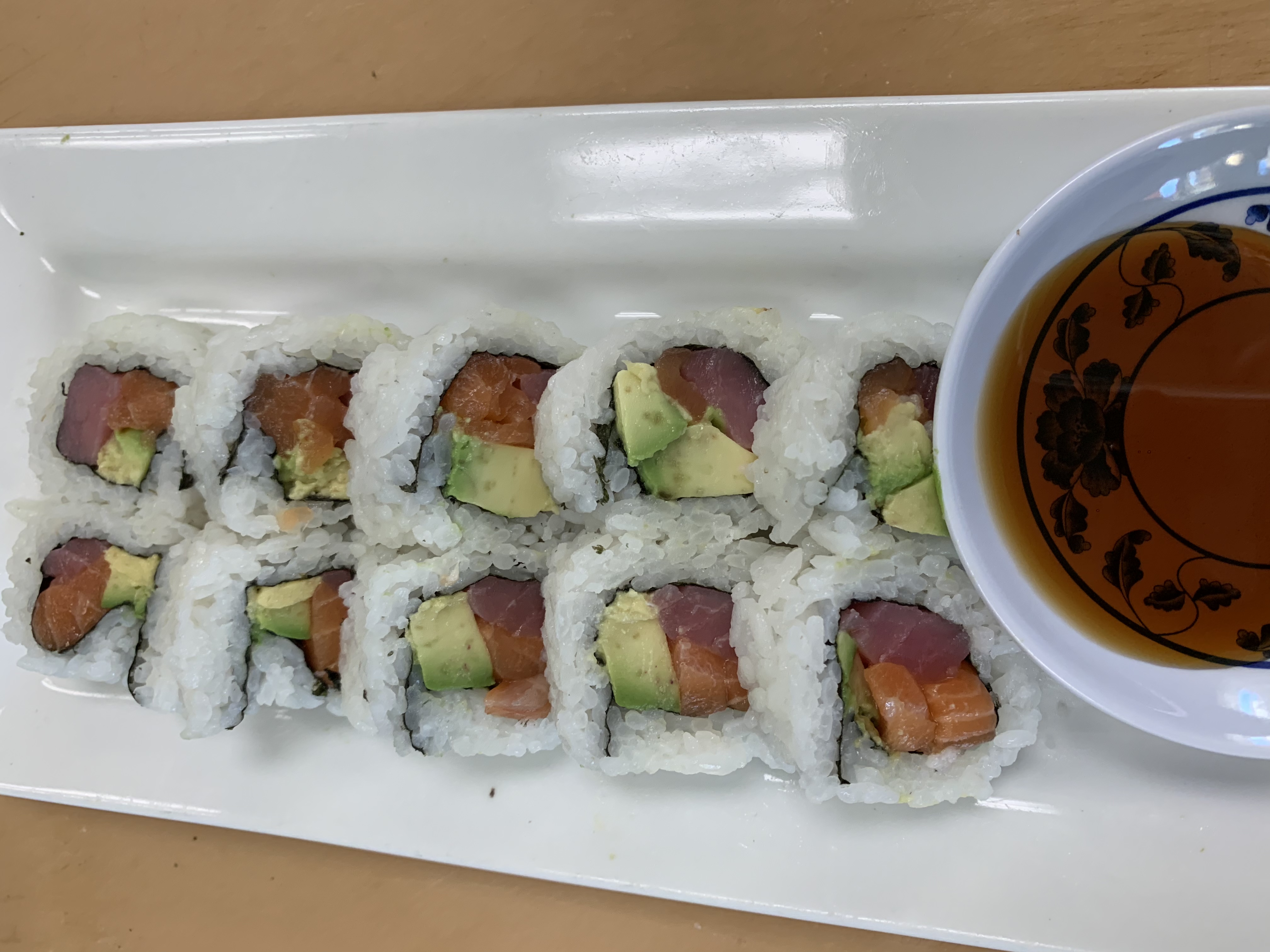 Order 10Piece Green River Roll food online from Jazz Sushi Bar store, New Orleans on bringmethat.com