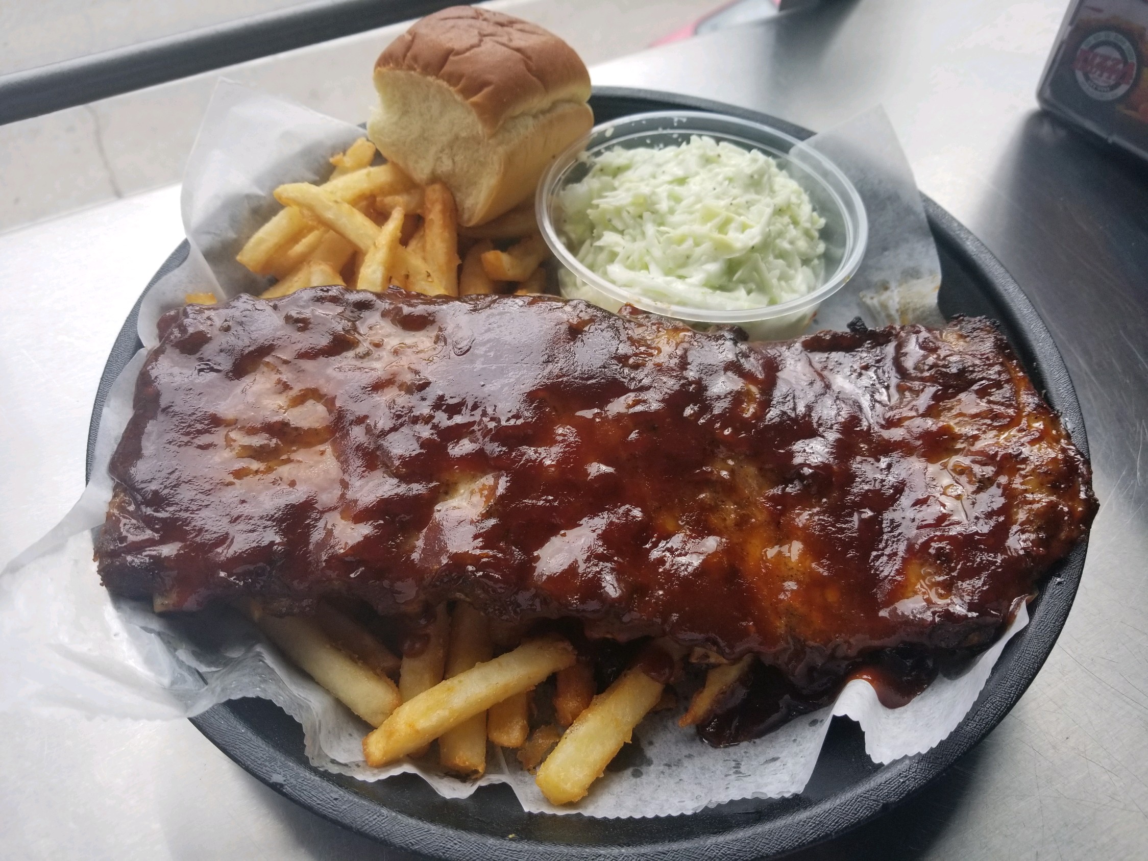 Order Half Slab of Ribs food online from Pizza Shuttle store, Milwaukee on bringmethat.com