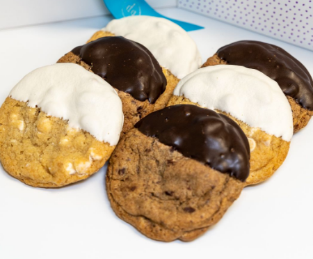 Order Cookie Sampler Box (6 Count) food online from Dessert Gallery store, Houston on bringmethat.com