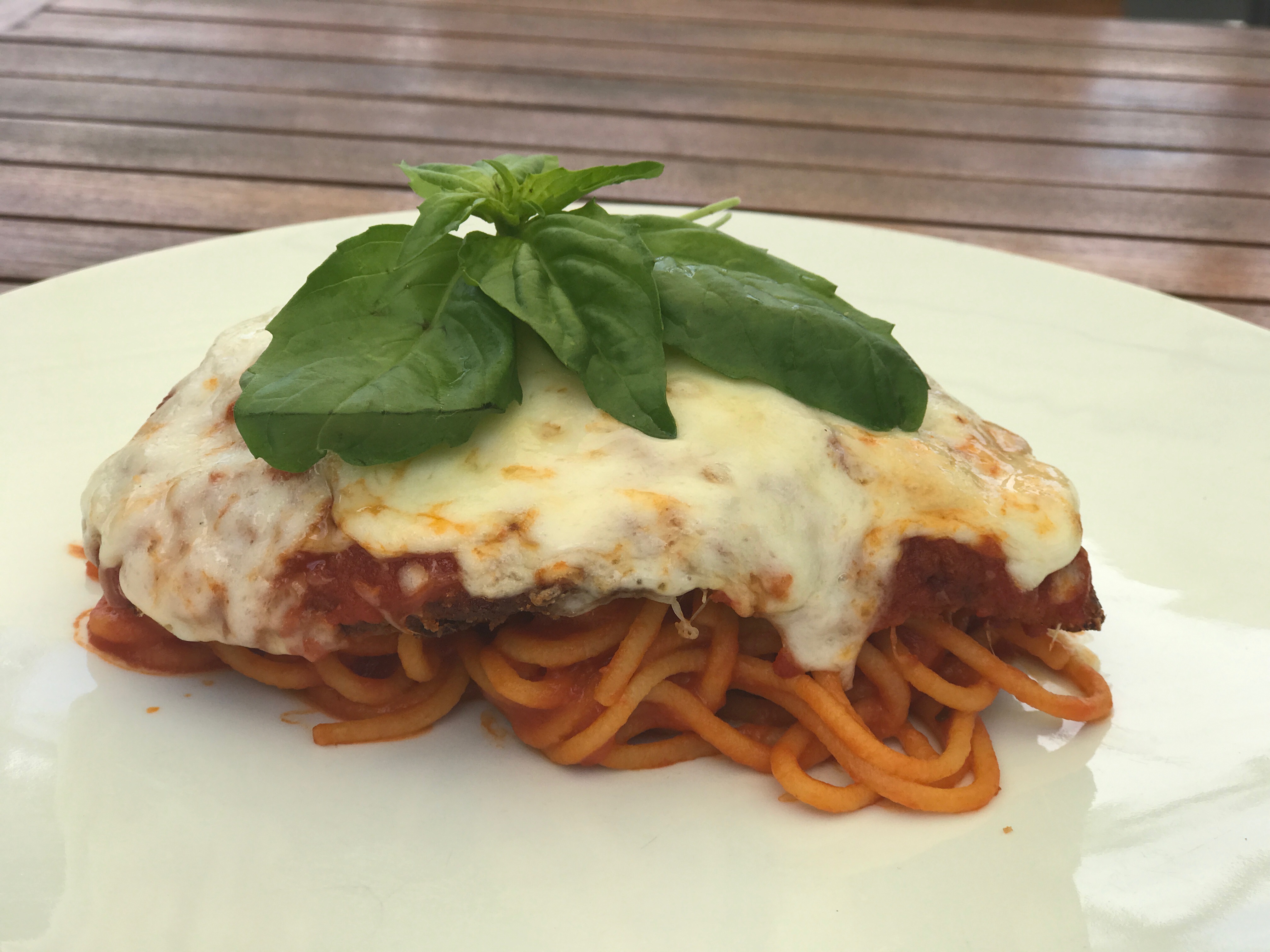 Order CHICKEN PARMESAN food online from Spaghettini store, Seal Beach on bringmethat.com
