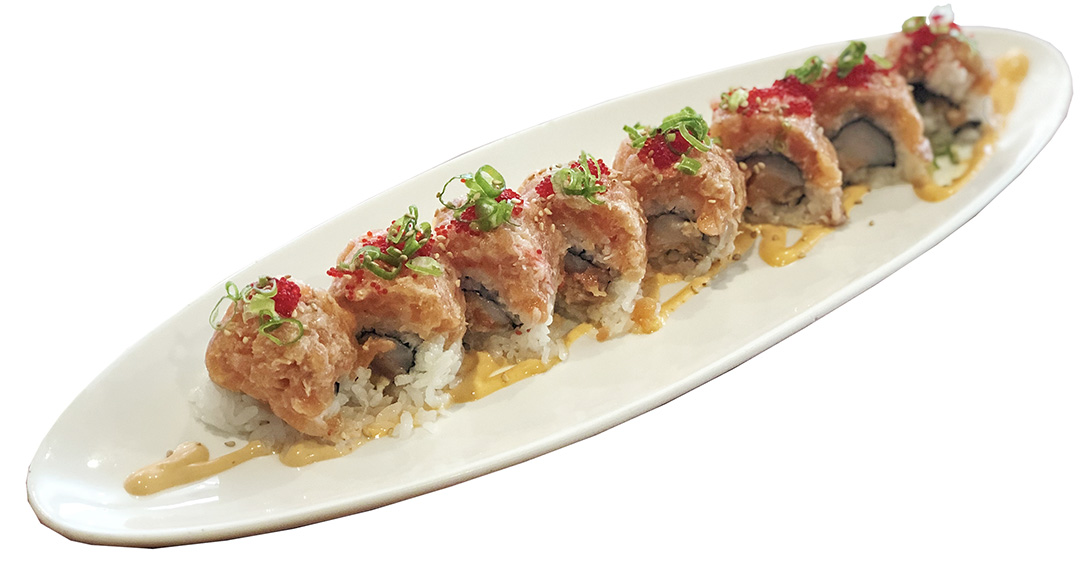Order Salmon Snow Roll food online from Rock Japanese Cuisine store, San Francisco on bringmethat.com