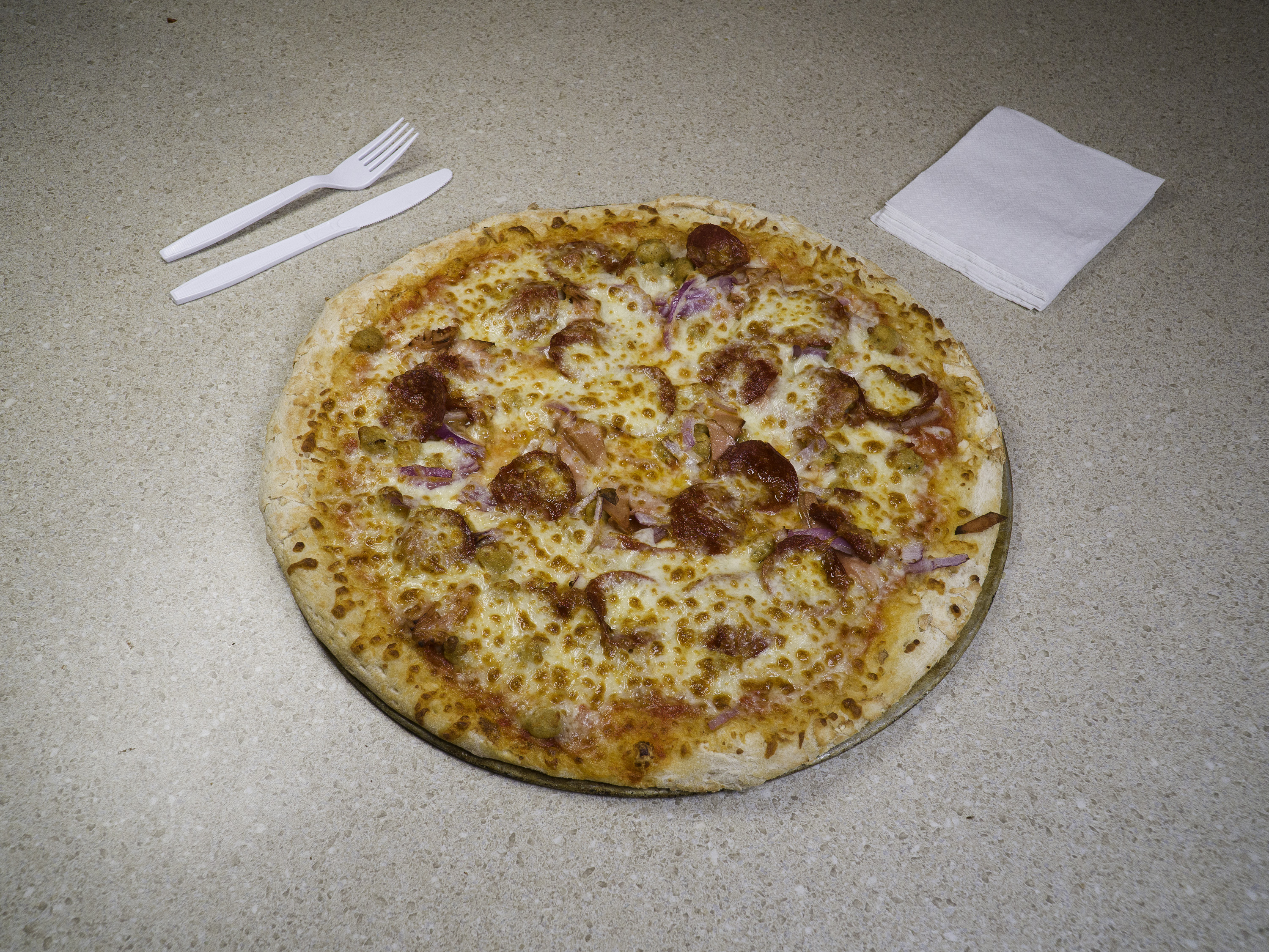 Order Meat Lovers food online from Jumbo Pizza store, Washington on bringmethat.com