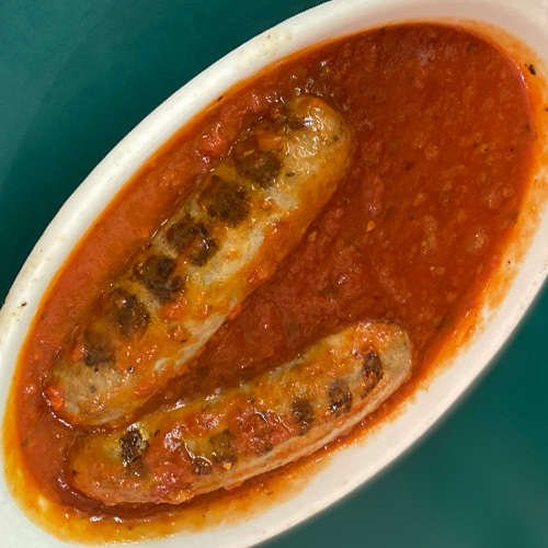 Order 2 Pieces Sausage Links food online from Mama Cozza's store, Anaheim on bringmethat.com