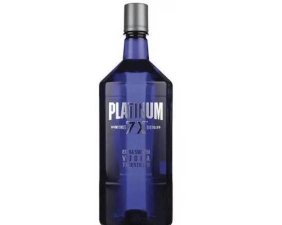 Order Platinum 7X, 1.75L vodka (40.0% ABV) food online from Cold Spring Liquor store, Liberty Hill on bringmethat.com